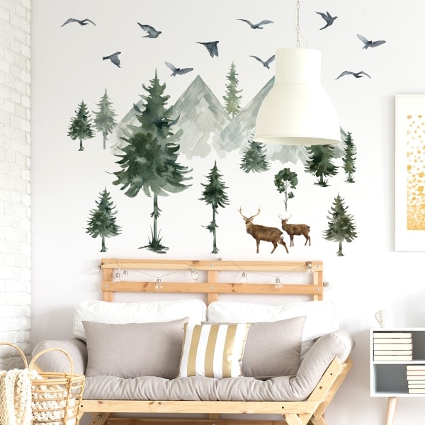 IC NOE Væggeafkald Big Pine Tree Væggeafkald Skræl og Sæt