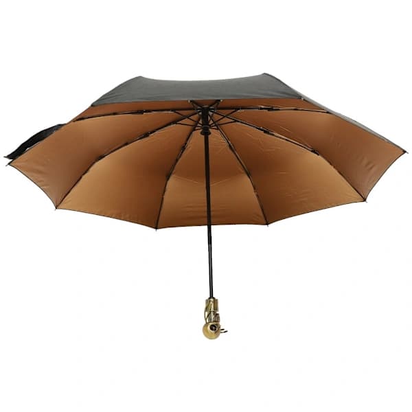 1 pc Creative Devil Skull Handle Umbrella Three-fold UV Sun Rain Umbrella