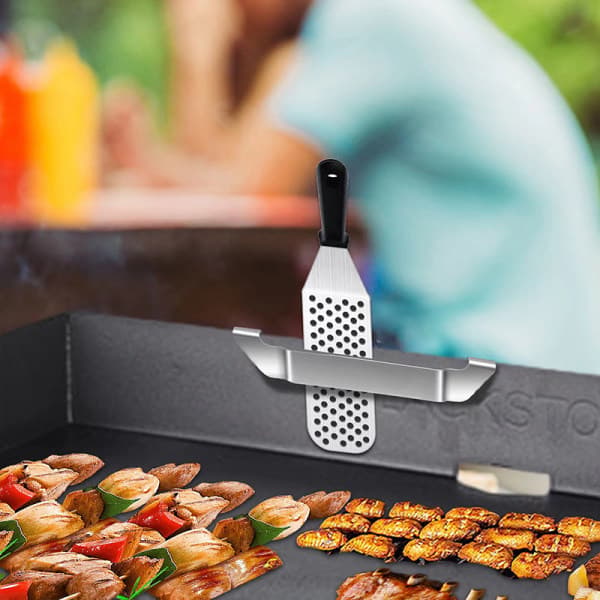 Grillspatelhållare i rostfritt stål