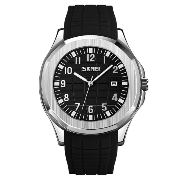 Herrkvartsklockor för män Chronograph Display Vattentät Armbandsur