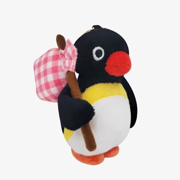 Pingu Traveler Plush Bag Charm Keychain Keyring Accessory Cute Penguin