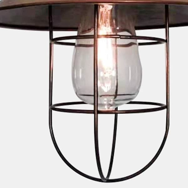 IC Utendørs Henge Metall Sollampe med Glødelamper