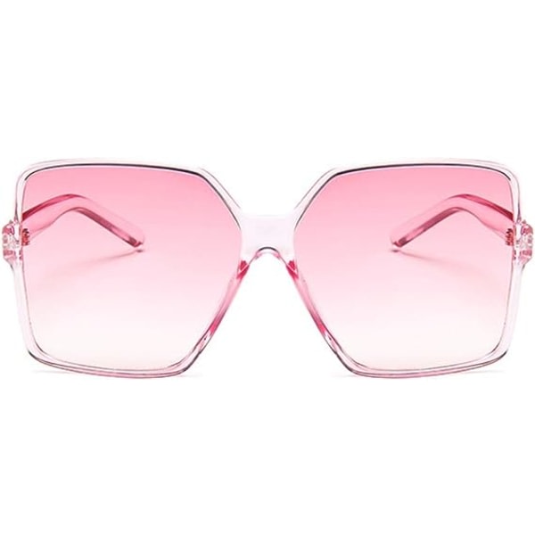 IC Överdimensionerade fyrkantiga solglasögon för kvinnor Stora, breda modekärmar för män 100 % UV-skydd unisex