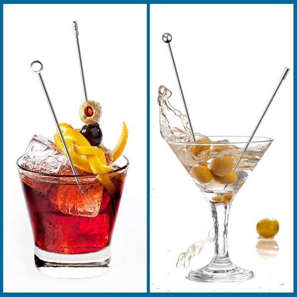 IG Cocktailbar 20 stycken martini ja rostfritt stål