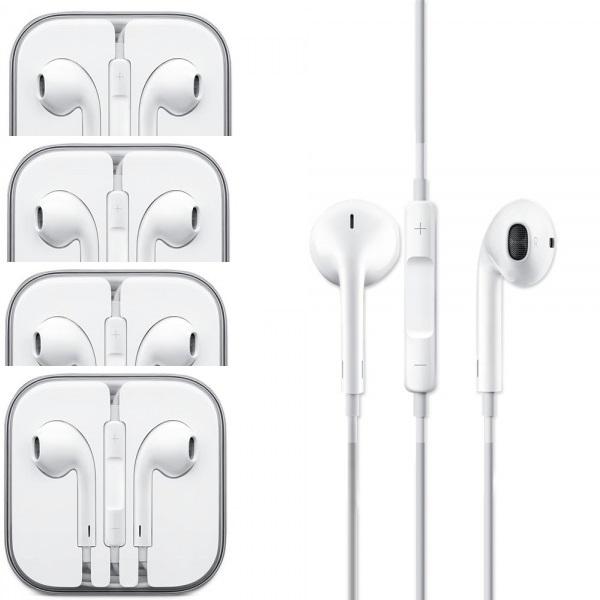 4-Pack iPhone Hörlurar med Mikrofon ja Volymkontroll zdq