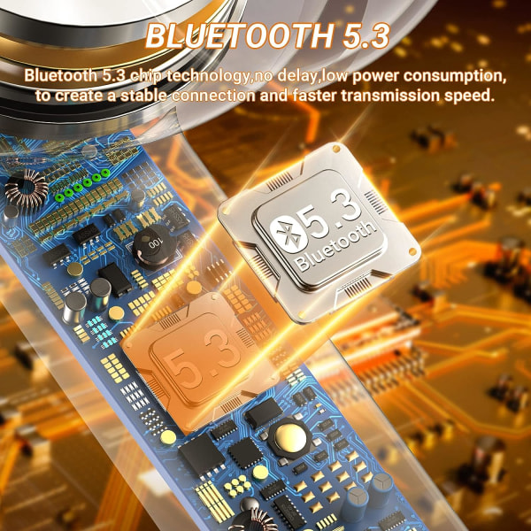 IC In-ear-hørler ANC Bluetooth-headset med børstereduksjon