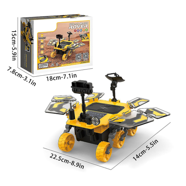 IC Fjernkontroll Biler DIY Montert Solar Rover Modell STEM Vitenskap og Utdanning Eksperiment Håndbok Selvmontert Elektrisk Leke