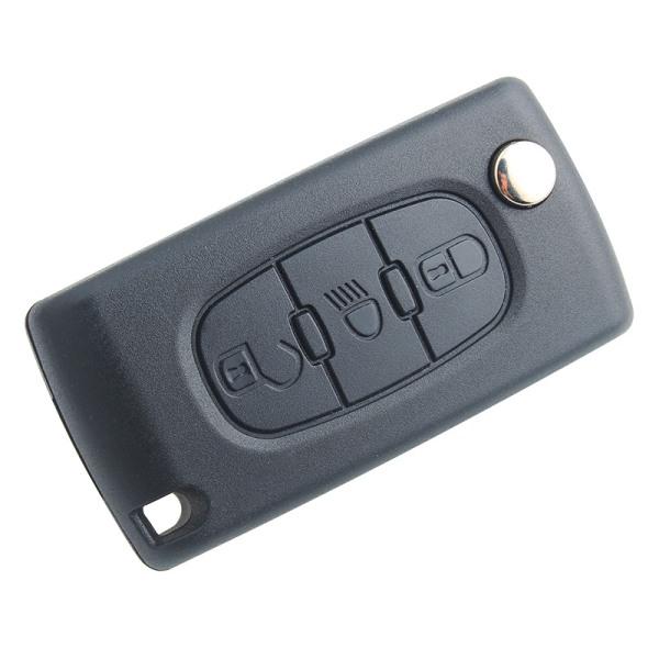 Citroen C4 Picasso Strålkastarknapp Fjärrkontroll Flip-Nyckelskal IC