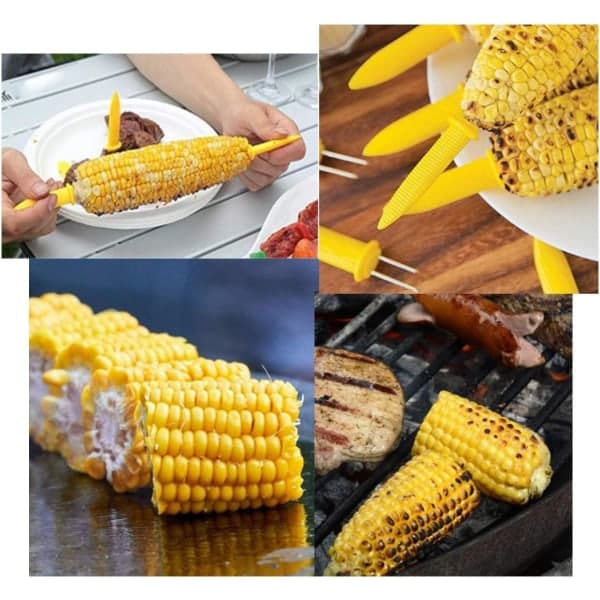 IC Majsspett i Rostfritt Stål 50-pack för BBQ Återanvändbara