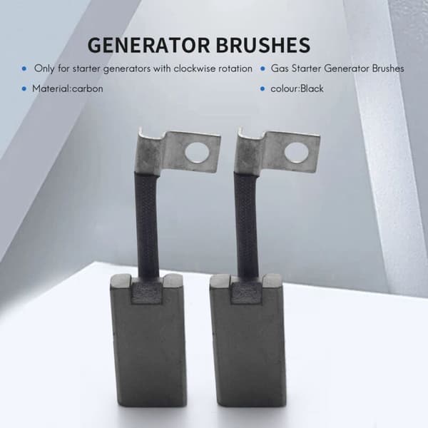 4-pack borstar och skruvar för Club Car EZ GO golfbilsgenerator 101869302