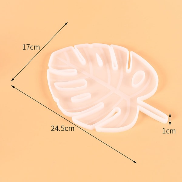 IC Monstera Bladförms för Cementgips Lönnbladsbricka L