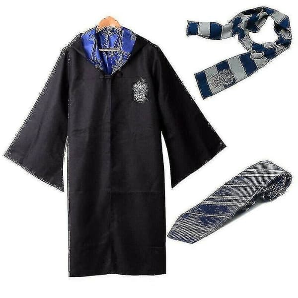IC Barn Harry Potter 3-delt Cosplay Kostume - Blå M