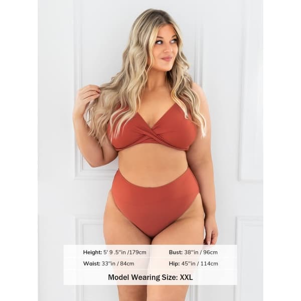 IC NOE Bikini-sæt til kvinder i to dele med høj talje