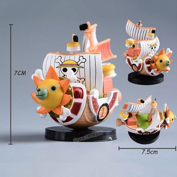 IC 1 st One Piece Going Merry Thousand Sunny Grand Piratskepp Acti Flerfärgad 1#