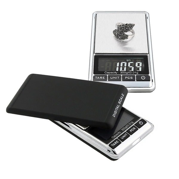 IC Digitaalinen Vaaka Taskuvaaka (200g Max / 0.01g) Hopea