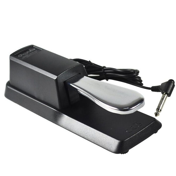 IC För universal elektroniskt tangentbord Elektronisk orgel Metall Sustain Pedal med pluggkabel