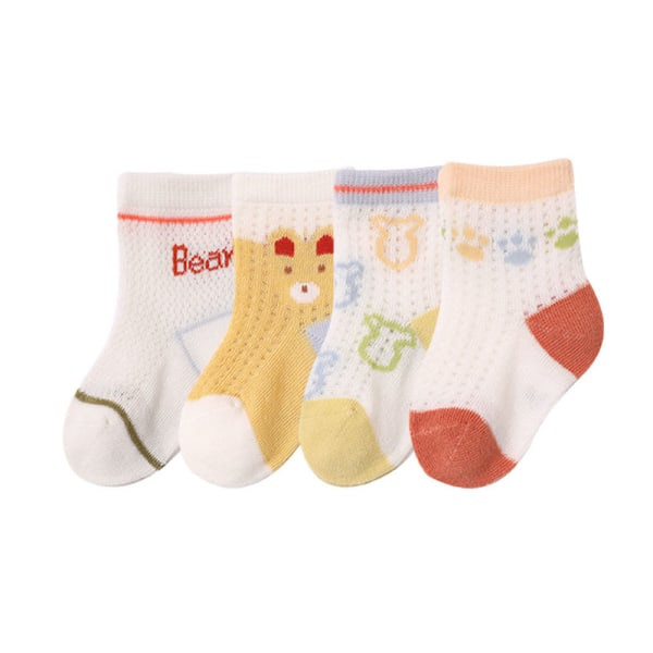 IC 4 par Toddler Little Kid Pojat Ankelsukat - Pehmeä Puuvilla Ohut