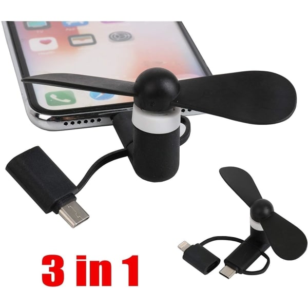 IC USB-minifläkt USB-driven flexibel minikylfläkt för bärbar dator