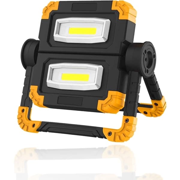 IC Bærbar LED-spotlight, IP44 vandtæt 2X10W COB Arbejde