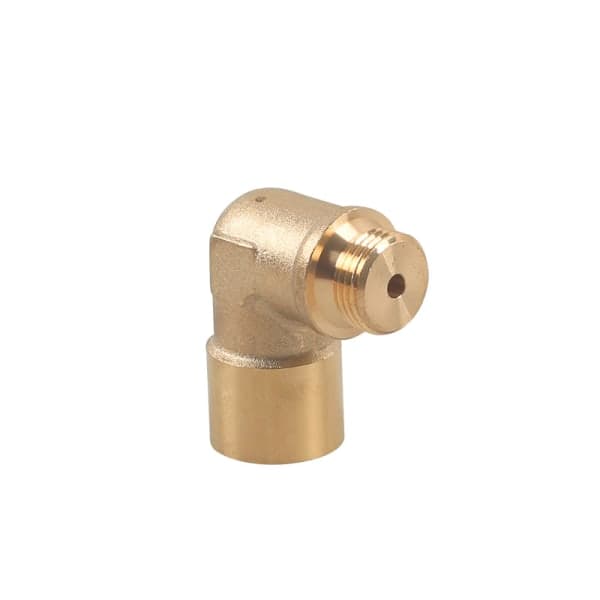 IC 90° mässings syrgassensor adapter felljusskärm M18 * 1,5