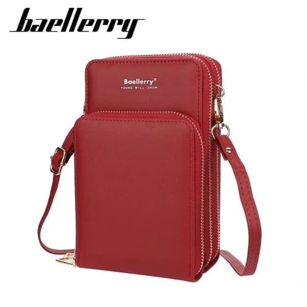 Shoulder bag mobile bag with shoulder strap women red red röd