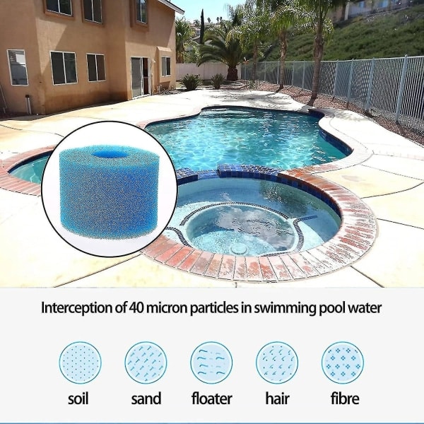 IC CNE 18 stk. Til Intex Pure Genanvendelig Vaskbar Hot Tub Filter