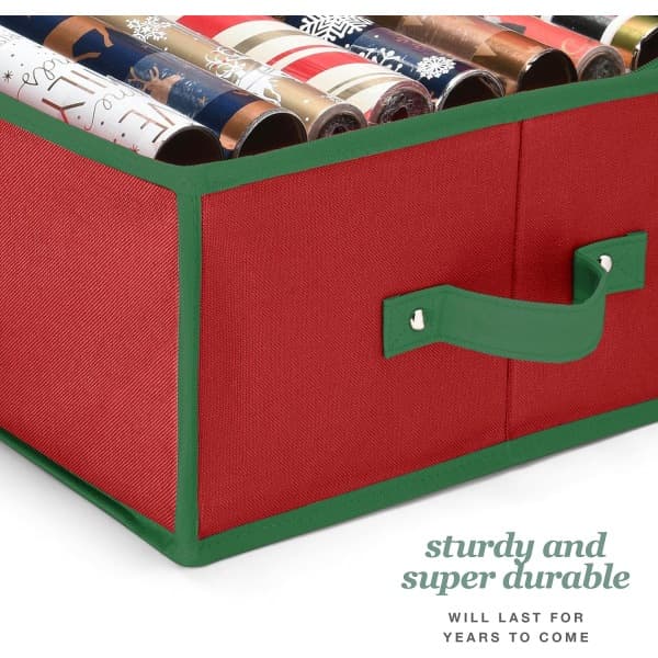 Premium Gavepapir Organizer, Julepapir Opbevaringspose