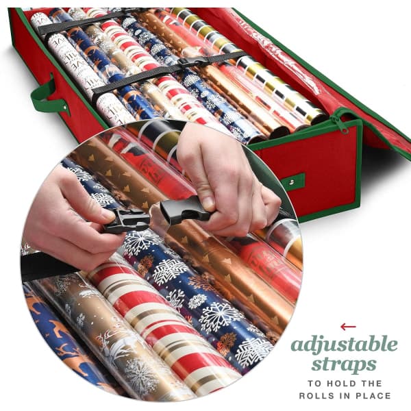 Premium Gavepapir Organizer, Julepapir Opbevaringspose
