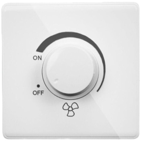 Takfläktkontroll - 220V 10A Väggströmbrytare för 15-300W Dimmer - Typ 86, av DEBUNS