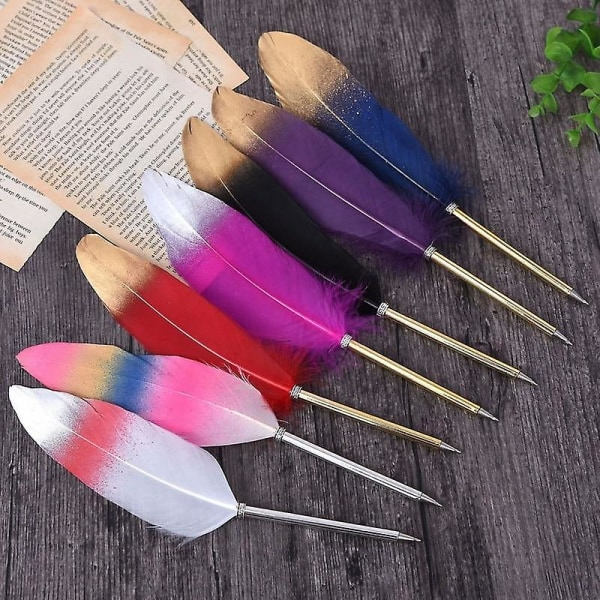 IC Creative Feather Pen Kontor Signatur Kuglepen