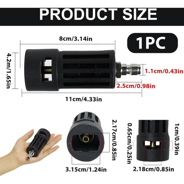 Kärcher Högtryckstvätt Adapter Kompatibel med K1-K7 1/4 \"