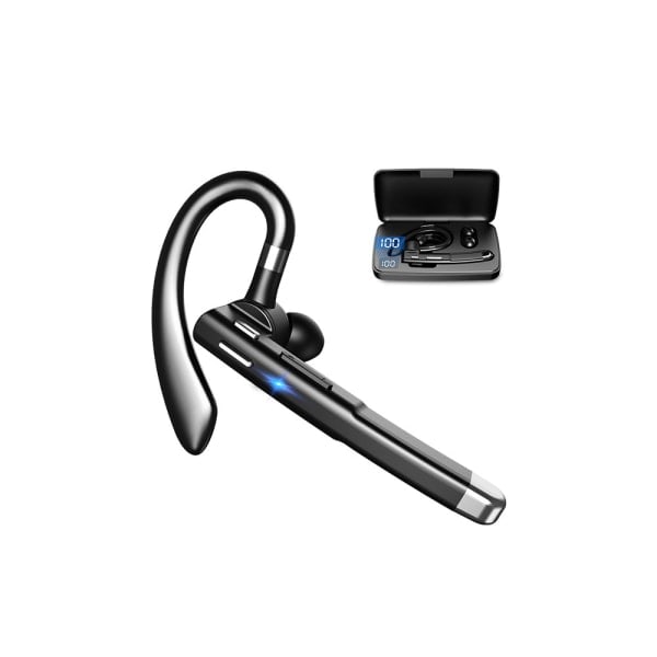 IC Bluetooth 5.1 -kuuloke, jossa kaksoismikrofoni ja CVC 8.0 -kohinanvaimennus, musta