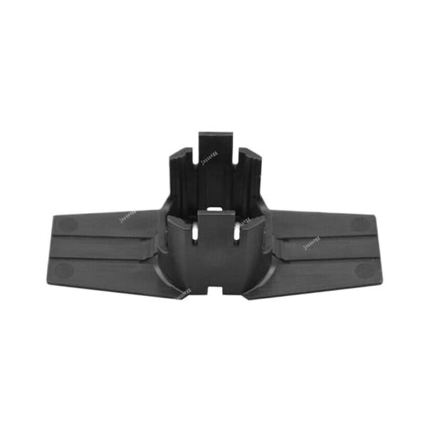 IC Reservedele 2 stk Amerikansk stil Nummerplade Ram Klargrå Konveks Sort