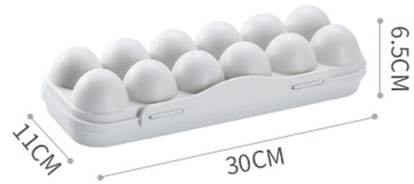 1 Piece - 5cm - Egg Storage Box - Shockproof - Break-proof - Design - Snap-on - with - Lid - Stackable - Storage Space