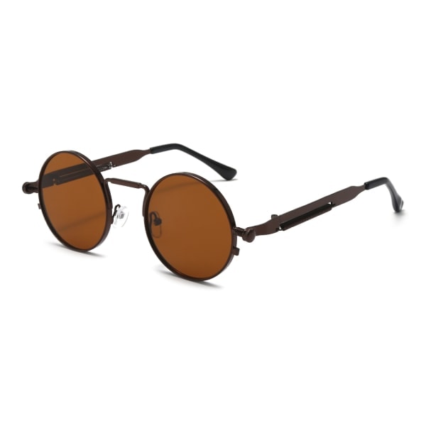 IC Runde solbriller Steampunk metallram (3#)
