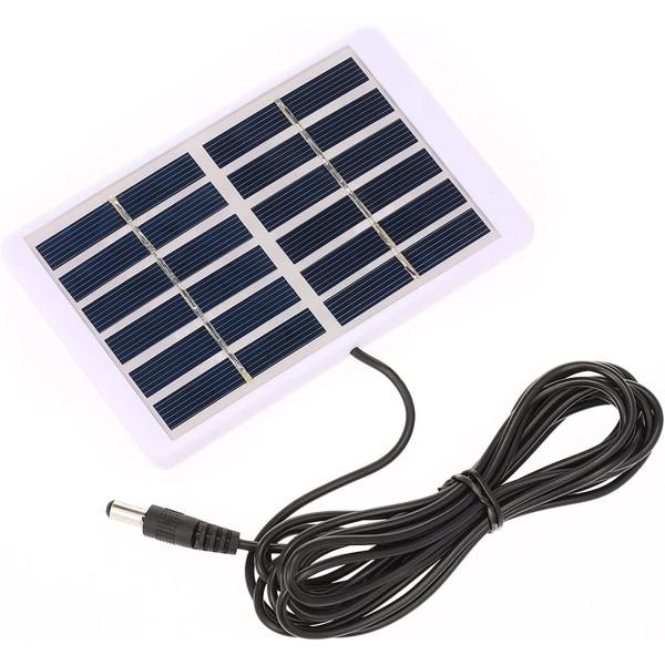 IC CNE Solpanel 1,2W 6V med batterilader