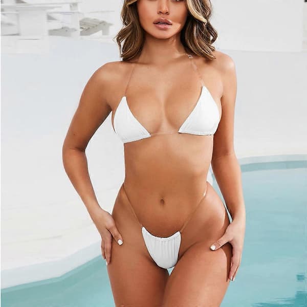 Damebadedrakt Sexy Trepunkts Sexy Drak Strand Bikini