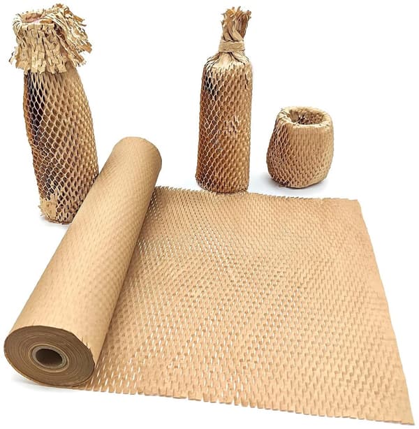 38 cm x 30 m bikakepapper – kraftpapper, återvinningsbart – för frakt – brunt