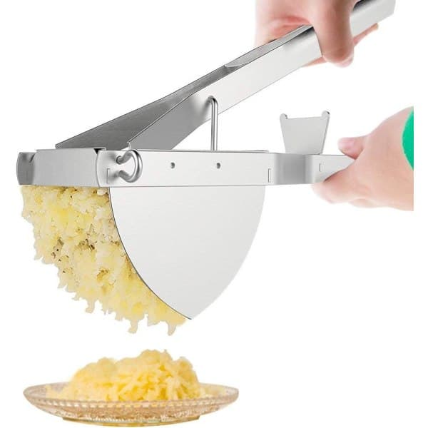 IC Potatispress i rostfritt stål, robust kommersiell potatis