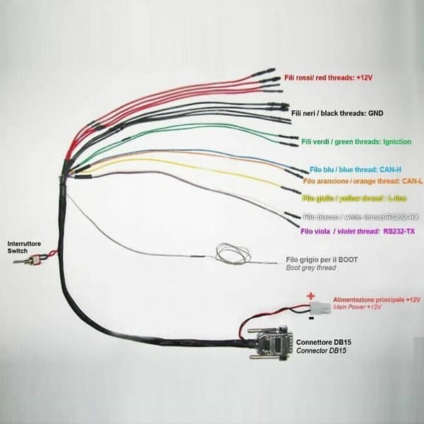 IC Bil Mpps V18 versjon V18.12.3.8 Breakout Tricore Kabel Obd Kabel