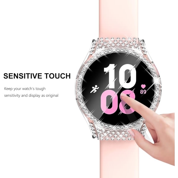 Mjukt TPU- case Galaxy Watch 5 & Galaxy Watch 4 40 mm skärm IC:lle