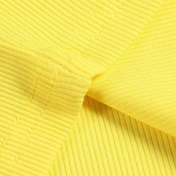 IC Ärmlös linne dam Formpassande Scoop Neck Ribbstickade Basic Cami-toppar (stora)