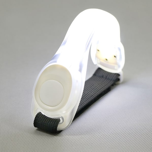 IC LED Light Up Armbånd Justerbart Bärbart Running Armbånd Glow R hvid onesize