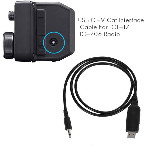 USB CI-V Cat Interface Kabel til Icom CT-17 Radio IC-706