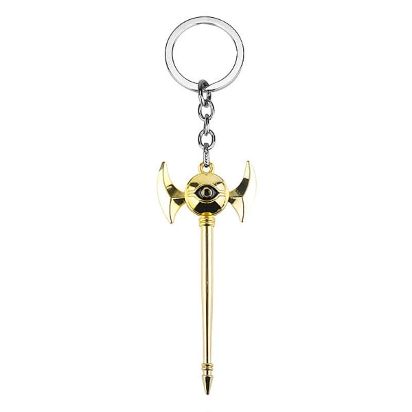 Yu-Gi-Oh Artefakter Plåtrör Anime Nyckelring Nyckelring Väska Hänge Nyckelring Julklapp IC