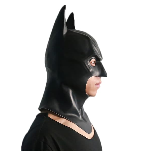 Menn Batman Maske Halloween Party Cosplay Kostyme Prop Hodeplagg