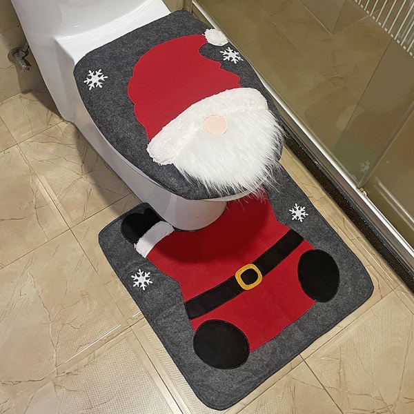 Christmas Gnome Theme Cover, mattor til jul inden for husdekor, 4 dele