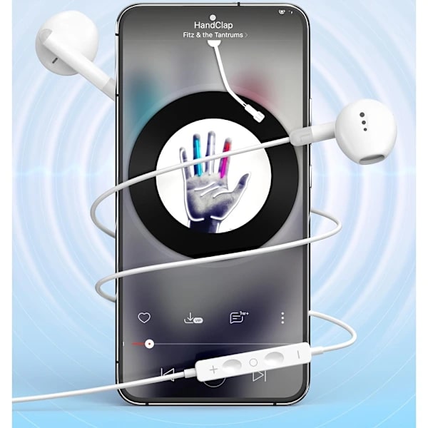 In-Ear Headphones with USB-C Cable DAC White white