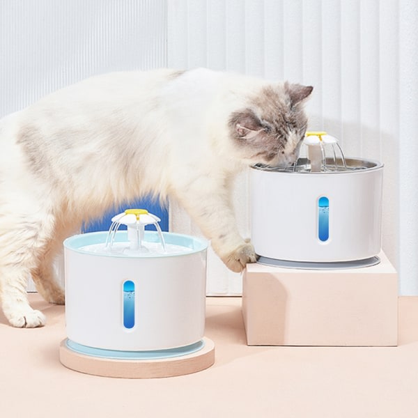 IC Automatisk Vannfontene for Katt med LED-belysning Automatisk Do 8