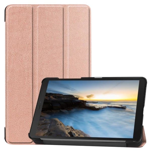 IC Samsung Galaxy Tab A 8.0 - Tri-Fold Etui - Roségull